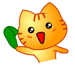 Tomo's Cute Cat Tiger (English) sticker #5513040