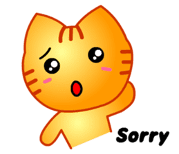 Tomo's Cute Cat Tiger (English) sticker #5513041
