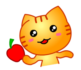 Tomo's Cute Cat Tiger (English) sticker #5513042