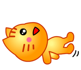 Tomo's Cute Cat Tiger (English) sticker #5513044