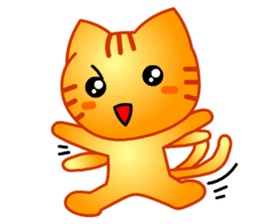 Tomo's Cute Cat Tiger (English) sticker #5513049