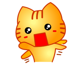 Tomo's Cute Cat Tiger (English) sticker #5513051
