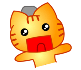 Tomo's Cute Cat Tiger (English) sticker #5513052