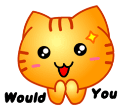 Tomo's Cute Cat Tiger (English) sticker #5513055