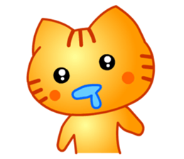 Tomo's Cute Cat Tiger (English) sticker #5513056
