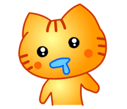 Tomo's Cute Cat Tiger (English) sticker #5513056