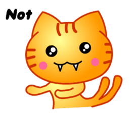 Tomo's Cute Cat Tiger (English) sticker #5513057