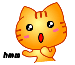 Tomo's Cute Cat Tiger (English) sticker #5513058