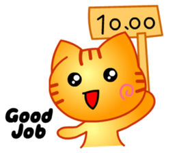 Tomo's Cute Cat Tiger (English) sticker #5513062