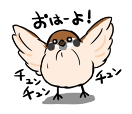 wild sparrow sticker #5513153