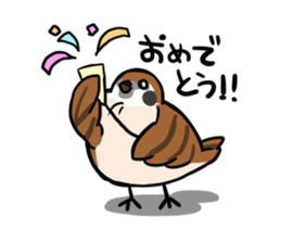 wild sparrow sticker #5513171