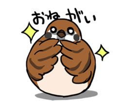 wild sparrow sticker #5513179