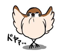 wild sparrow sticker #5513187