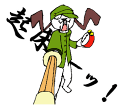 Sergeant Rabbit sticker #5513528