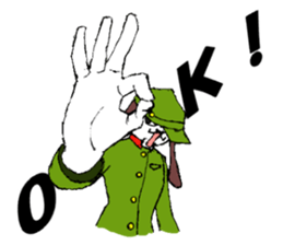 Sergeant Rabbit sticker #5513529