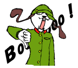 Sergeant Rabbit sticker #5513530