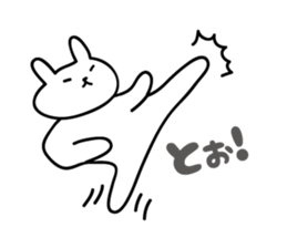 funny rabbit Sticker by keimaru sticker #5513575