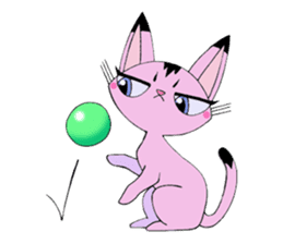 TSUNDERE cat! sticker #5514201