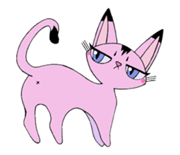 TSUNDERE cat! sticker #5514211