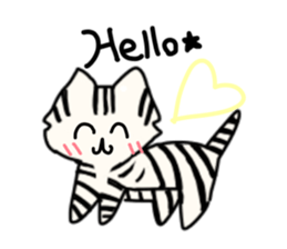 Island cat sticker #5514268