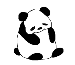 Languor likely panda Sticker sticker #5514350
