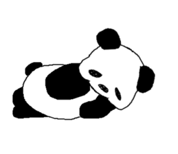 Languor likely panda Sticker sticker #5514351