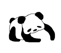 Languor likely panda Sticker sticker #5514352