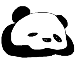 Languor likely panda Sticker sticker #5514354