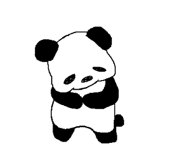 Languor likely panda Sticker sticker #5514355