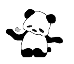 Languor likely panda Sticker sticker #5514357