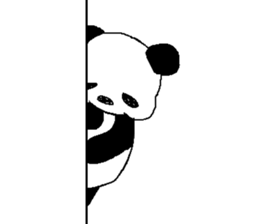 Languor likely panda Sticker sticker #5514358