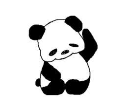 Languor likely panda Sticker sticker #5514362