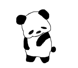 Languor likely panda Sticker sticker #5514363