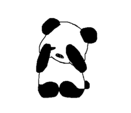 Languor likely panda Sticker sticker #5514366