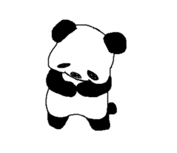 Languor likely panda Sticker sticker #5514368