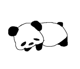 Languor likely panda Sticker sticker #5514369