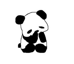 Languor likely panda Sticker sticker #5514371