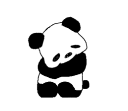 Languor likely panda Sticker sticker #5514372
