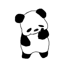 Languor likely panda Sticker sticker #5514376