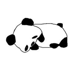 Languor likely panda Sticker sticker #5514377
