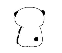 Languor likely panda Sticker sticker #5514378