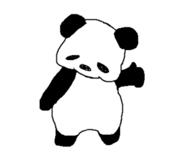 Languor likely panda Sticker sticker #5514380