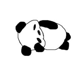 Languor likely panda Sticker sticker #5514381