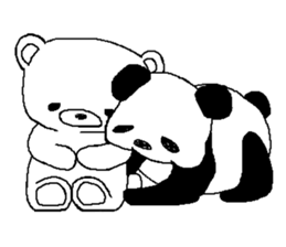 Languor likely panda Sticker sticker #5514383