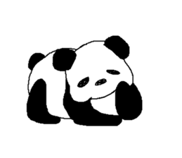 Languor likely panda Sticker sticker #5514387