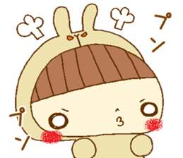 rabbit girl Sticker sticker #5514622