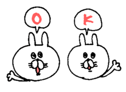 Funny Rabbit. sticker #5514993