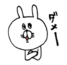 Funny Rabbit. sticker #5514994