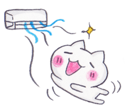 Summer cat cat sticker #5515759