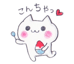 Summer cat cat sticker #5515764